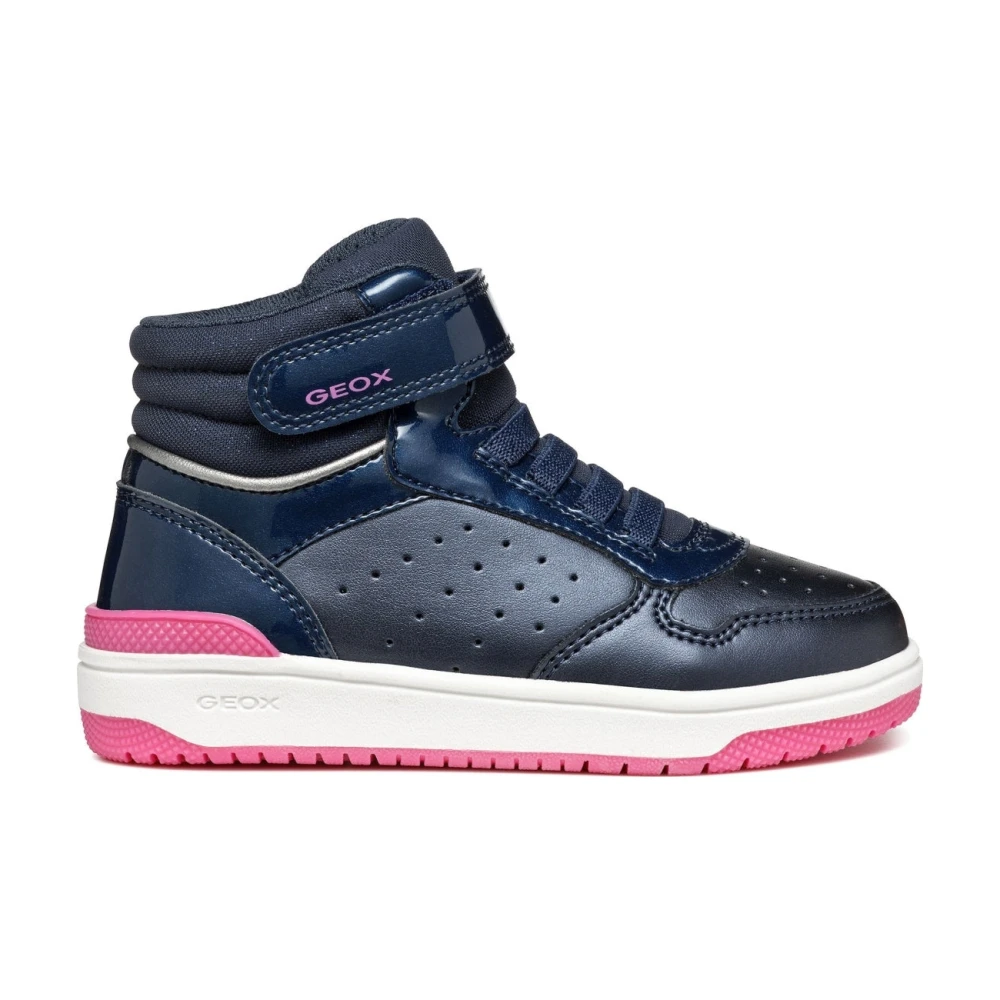 Geox Girls Blue Washiba Booties - Kids Sneakers - 33 Eu - Kids