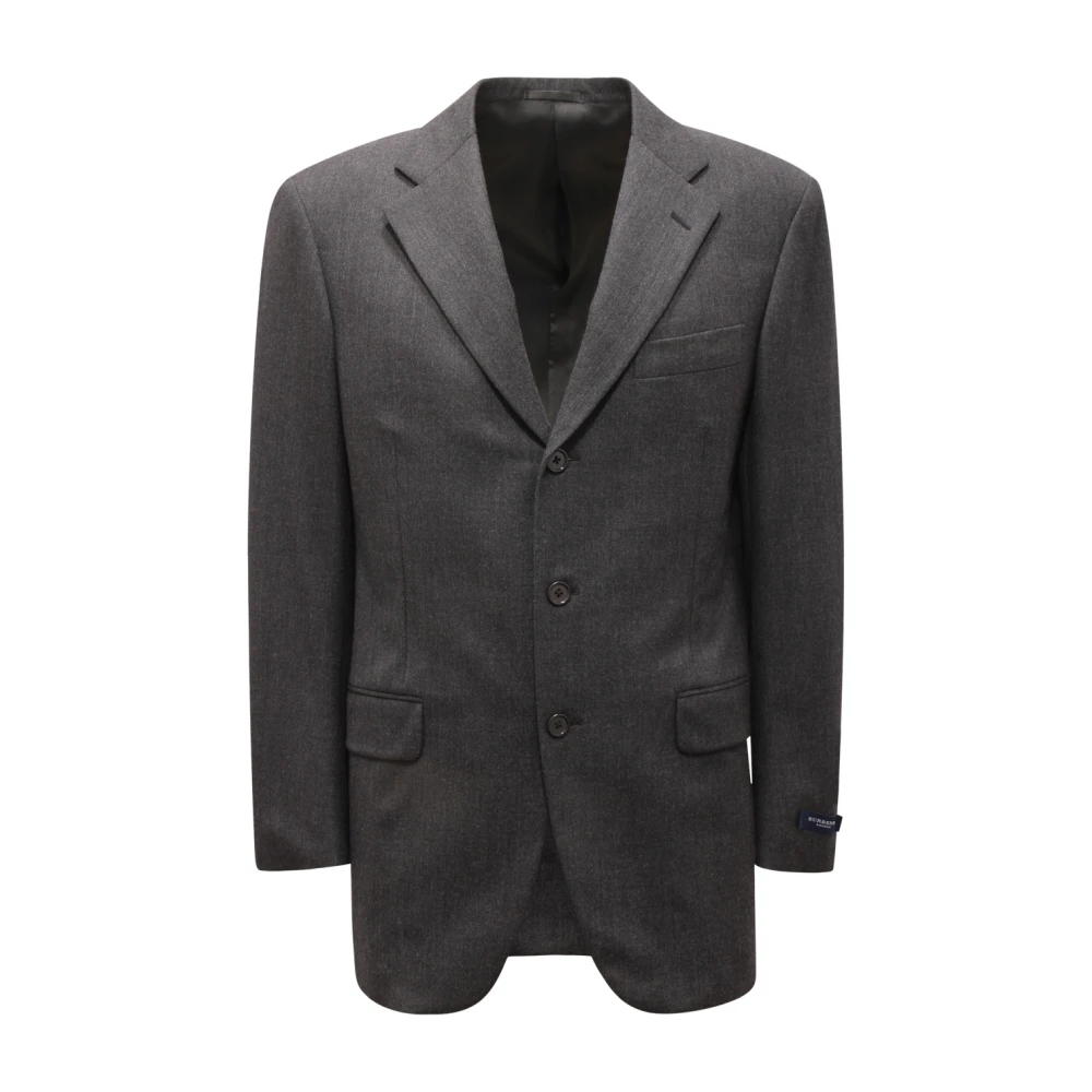 Burberry Men's Gray A5330 Drop Blazer - Blazers - S - Jackets