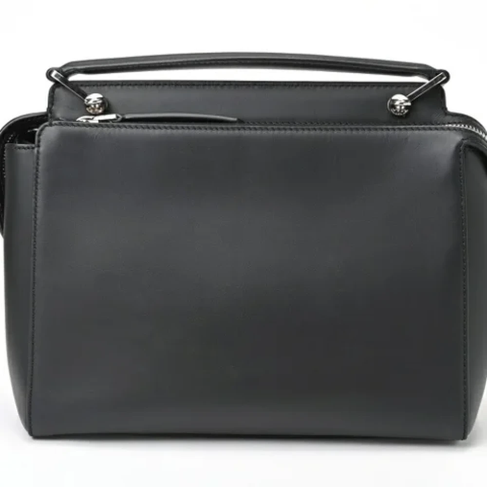 Fendi Vintage Pre-owned Leather shoulder-bags Black Dames