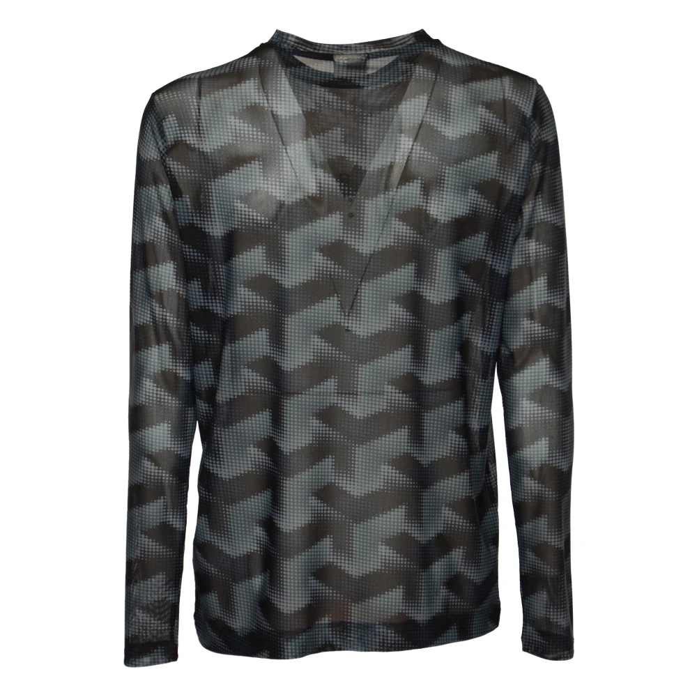 Dries Van Noten Stijlvolle T-shirts en Polos van Horwick Blue Heren