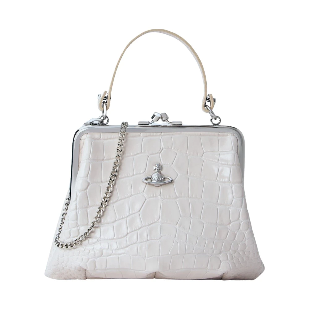 Vivienne Westwood , Handbags, Female, White, One Size, Granny Frame Purse