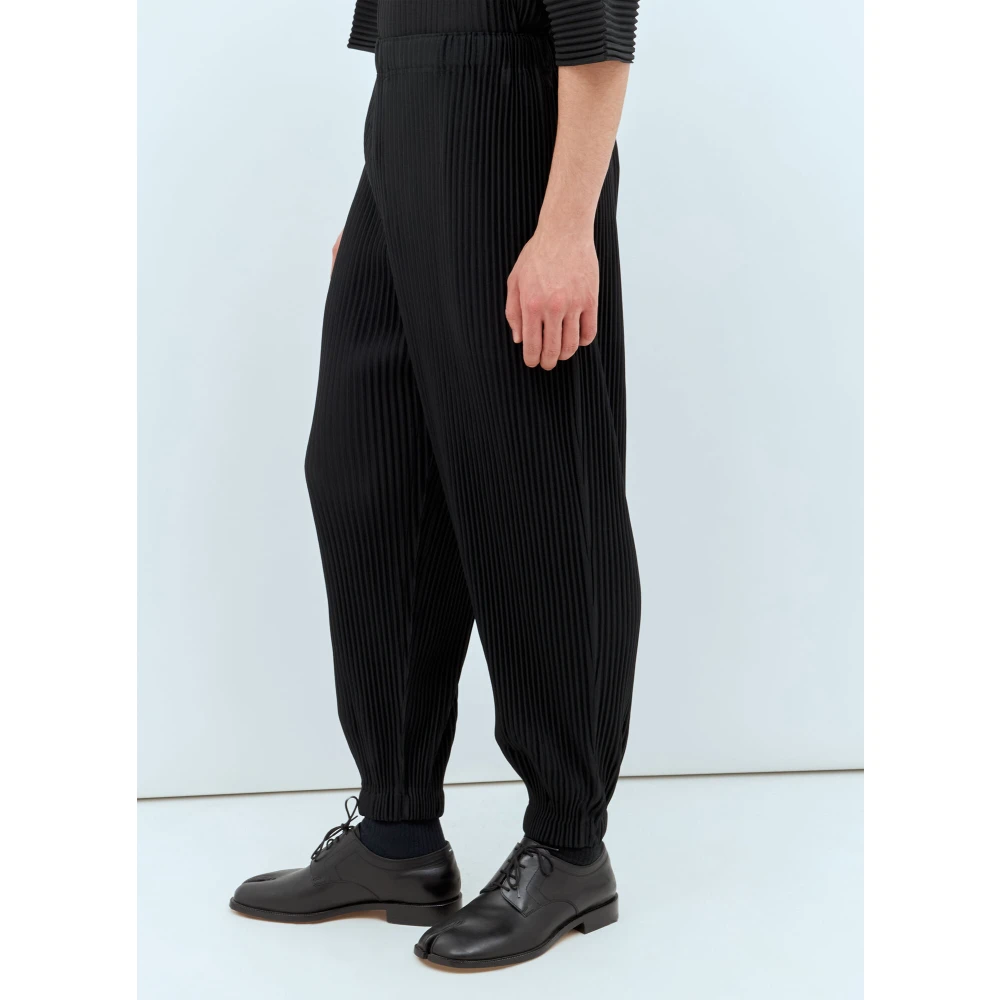 Issey Miyake Geplooide June Broek Black Heren