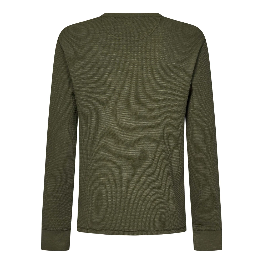 Polo Ralph Lauren Groene Henley Shirt Herenkleding Green Heren