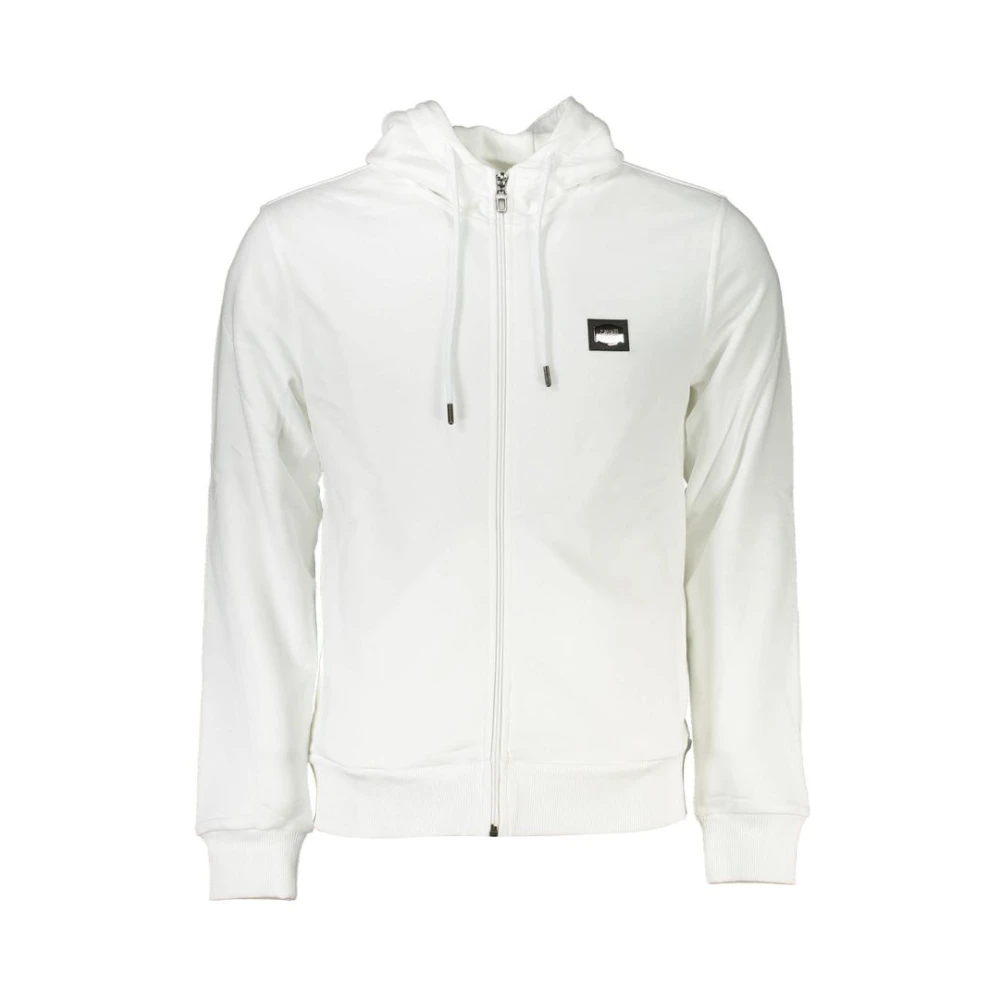 Cavalli Class Hooded Jumper - Male - Zip-Throughs - White - 2XL - Sweatshirts & Hoodies