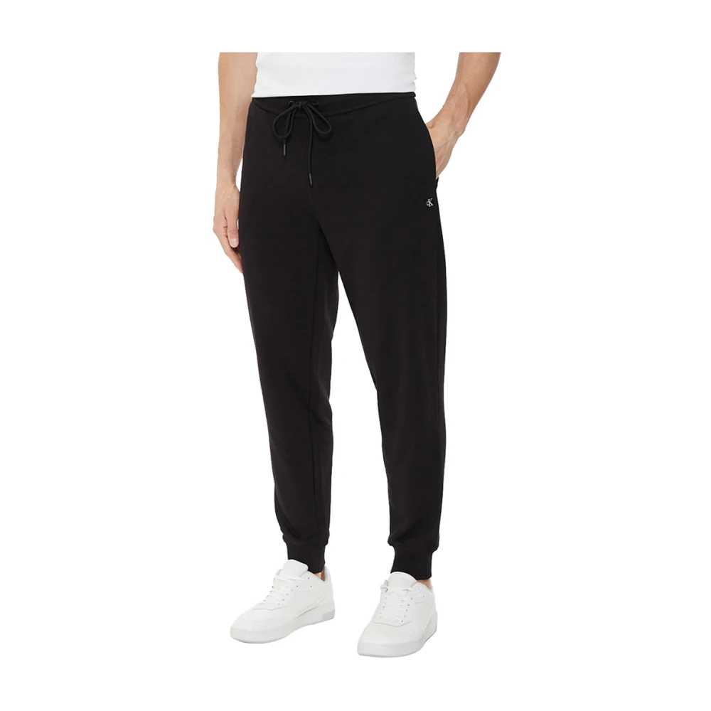 Calvin Klein Zwarte Trendy Broek met Moderne Details Black Heren