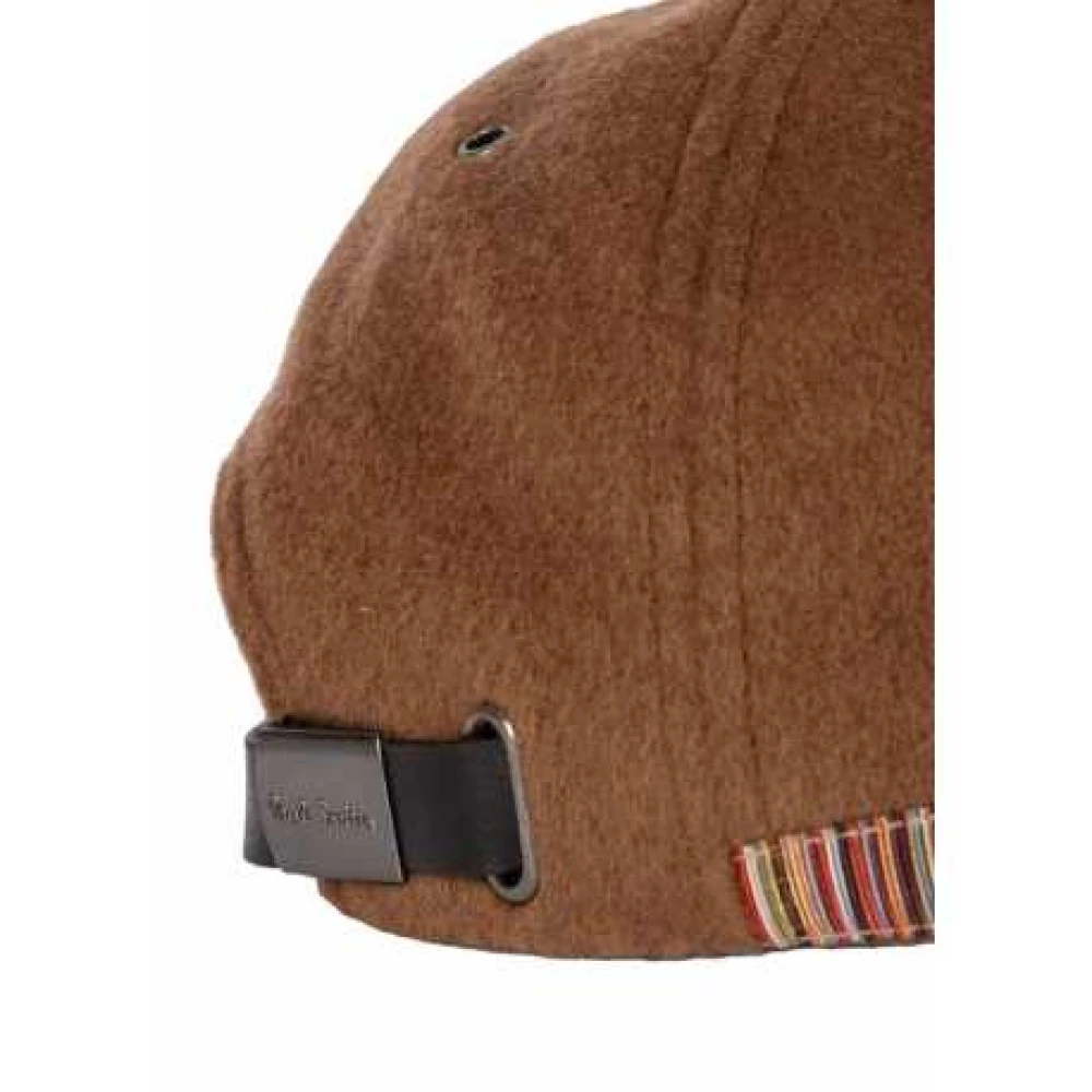 Paul Smith Wollen Bande Baya Kamelenpet Brown Unisex