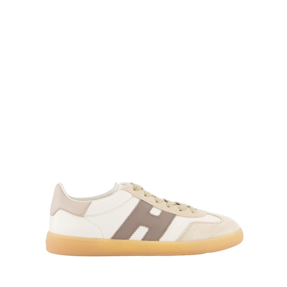 Hogan Women's Beige Cool Lace-Up Trainers - Sneakers - 4 Uk - Shoes