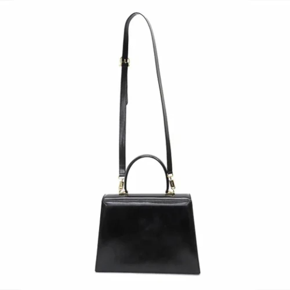 Salvatore Ferragamo Pre-owned Fabric shoulder-bags Black Dames