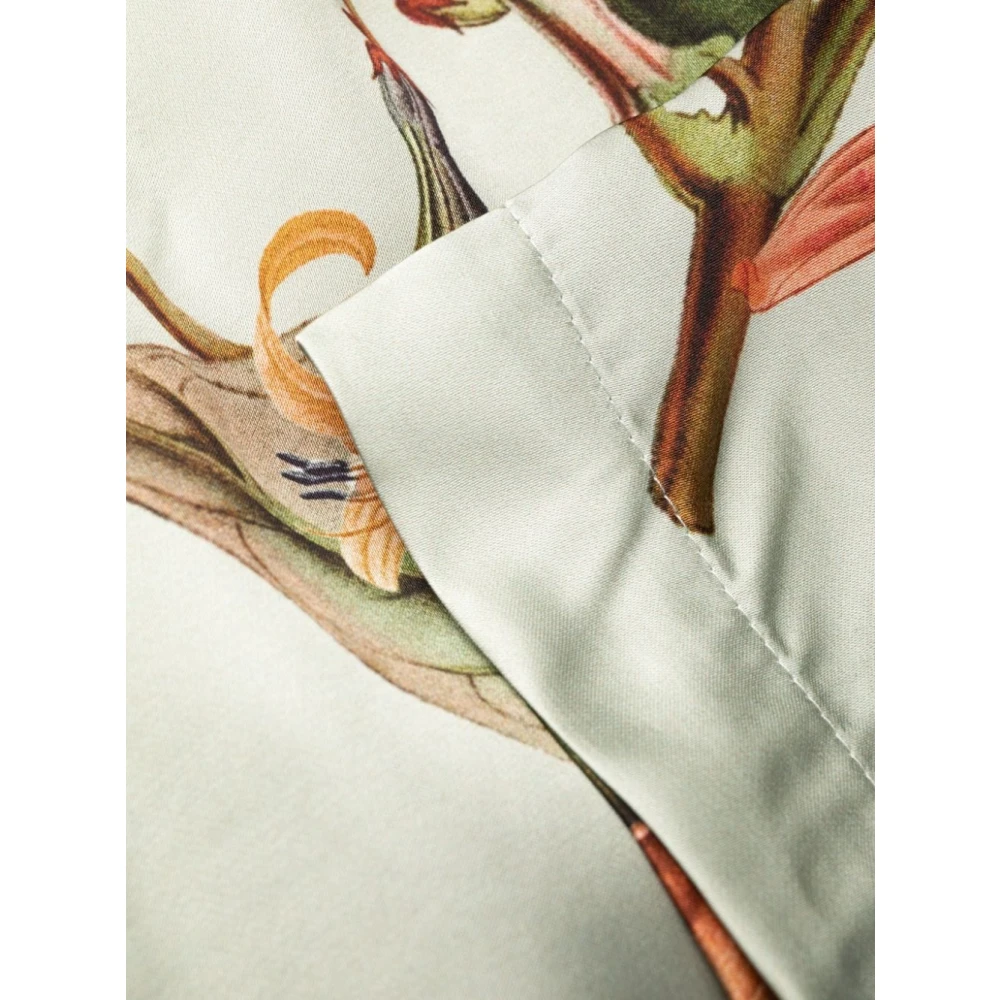 Dries Van Noten Grijze Piperi Print Elastische Taille Shorts Multicolor Heren