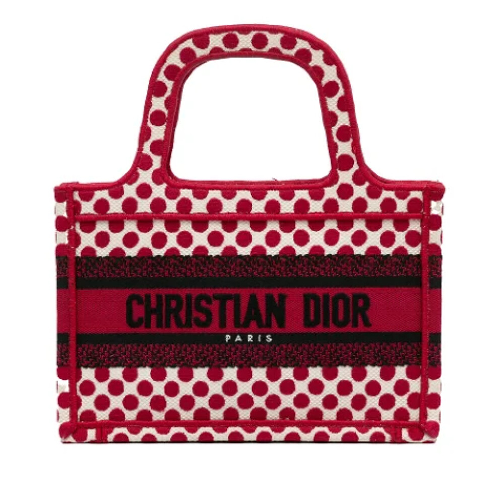 Dior discount tote red