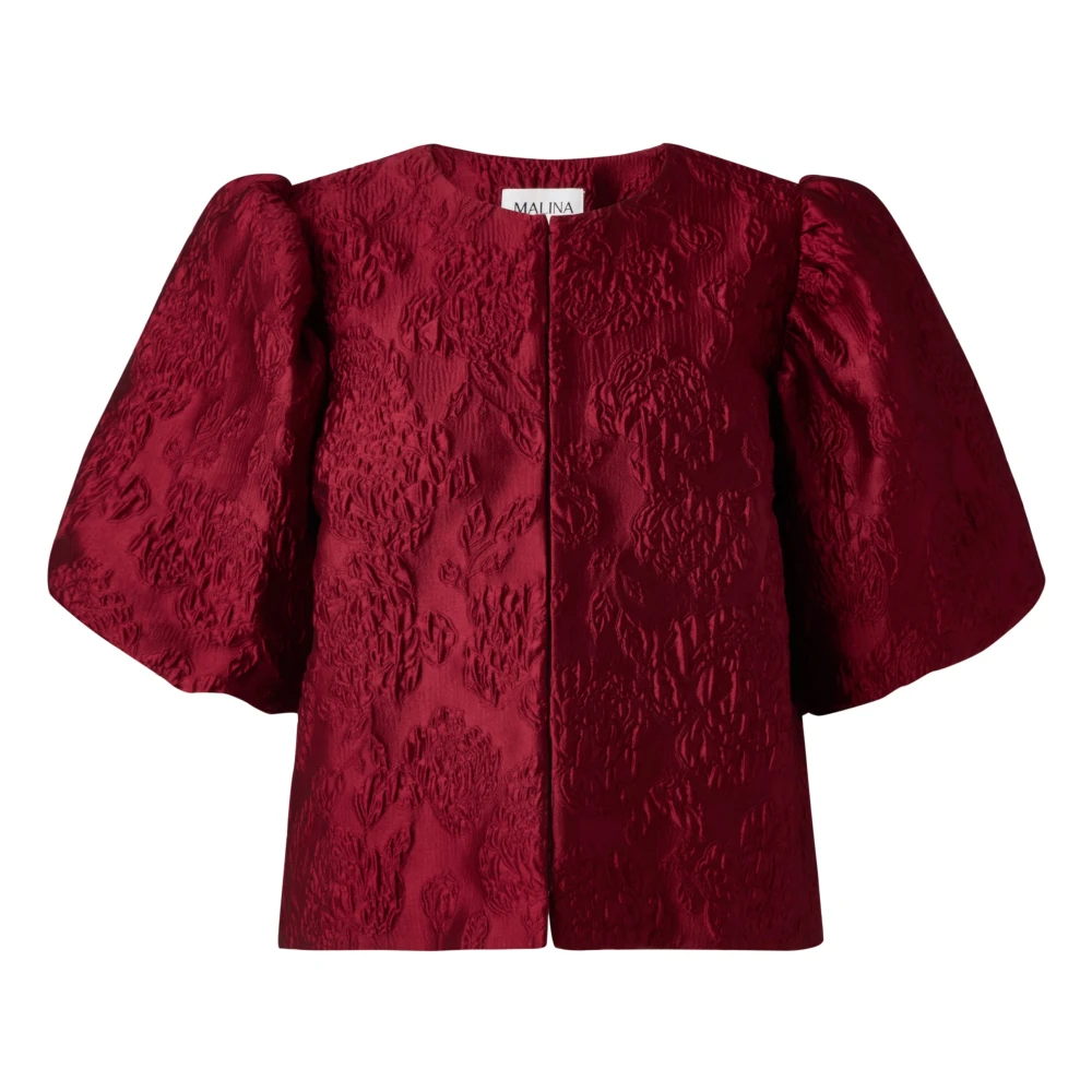 By Malina Rode Pofmouw Blouse Red Dames