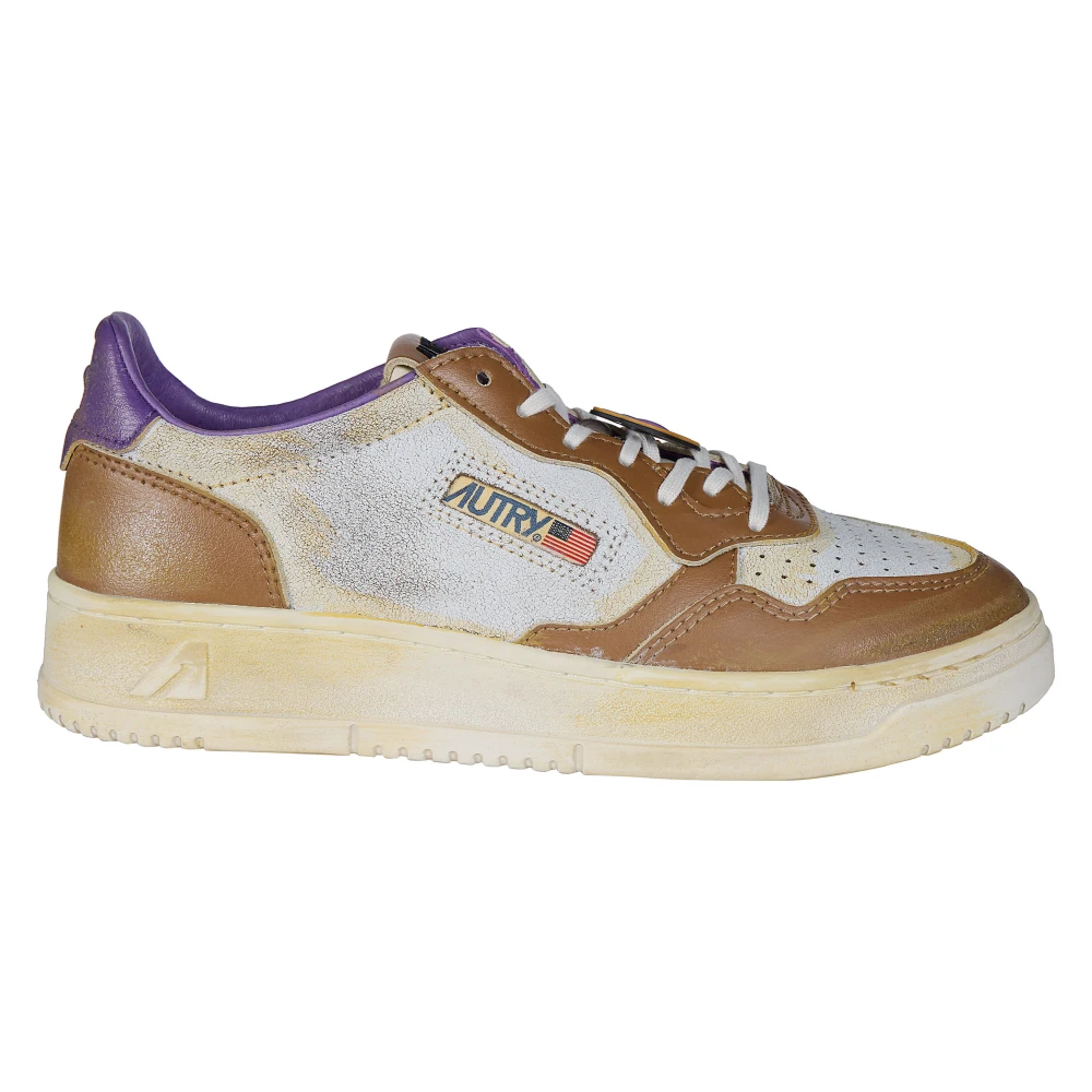 Autry Sup Vint Low Dames Schoenen Bruin