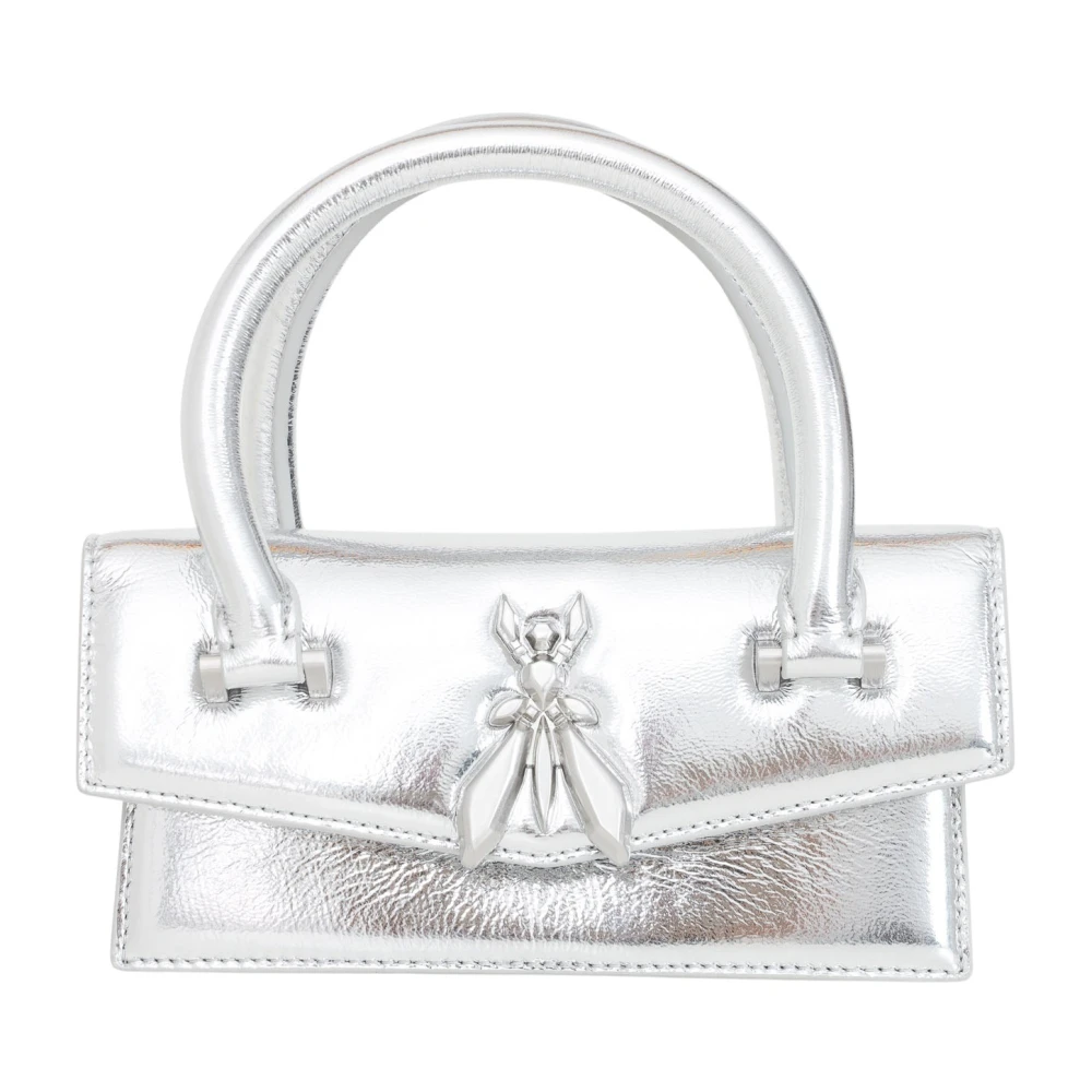 PATRIZIA PEPE Fly Bambi Zilveren Handtas Gray Dames