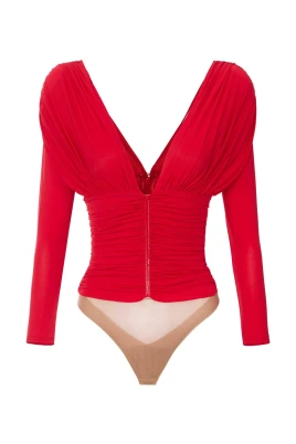 Lätt Bodysuit i Crêpe Jersey