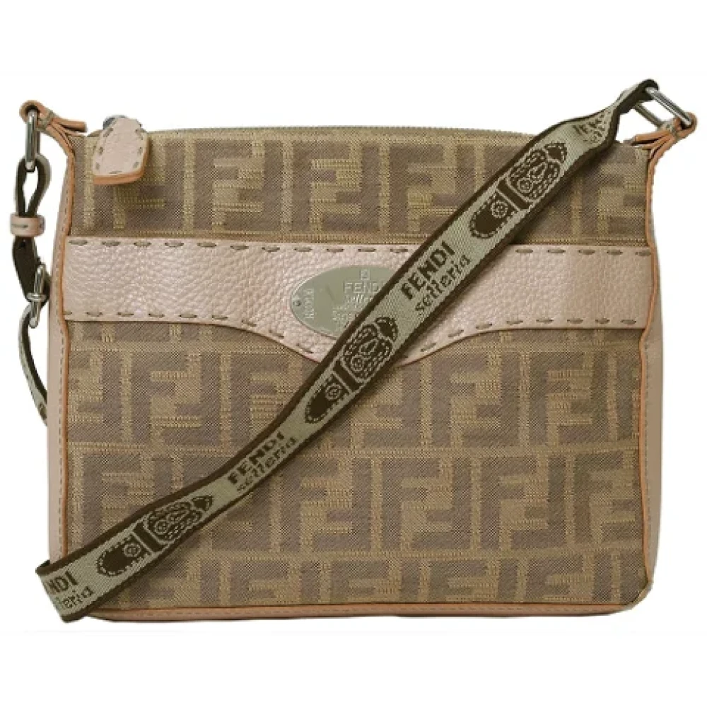 Fendi Vintage Pre-owned Canvas fendi-bags Pink Dames