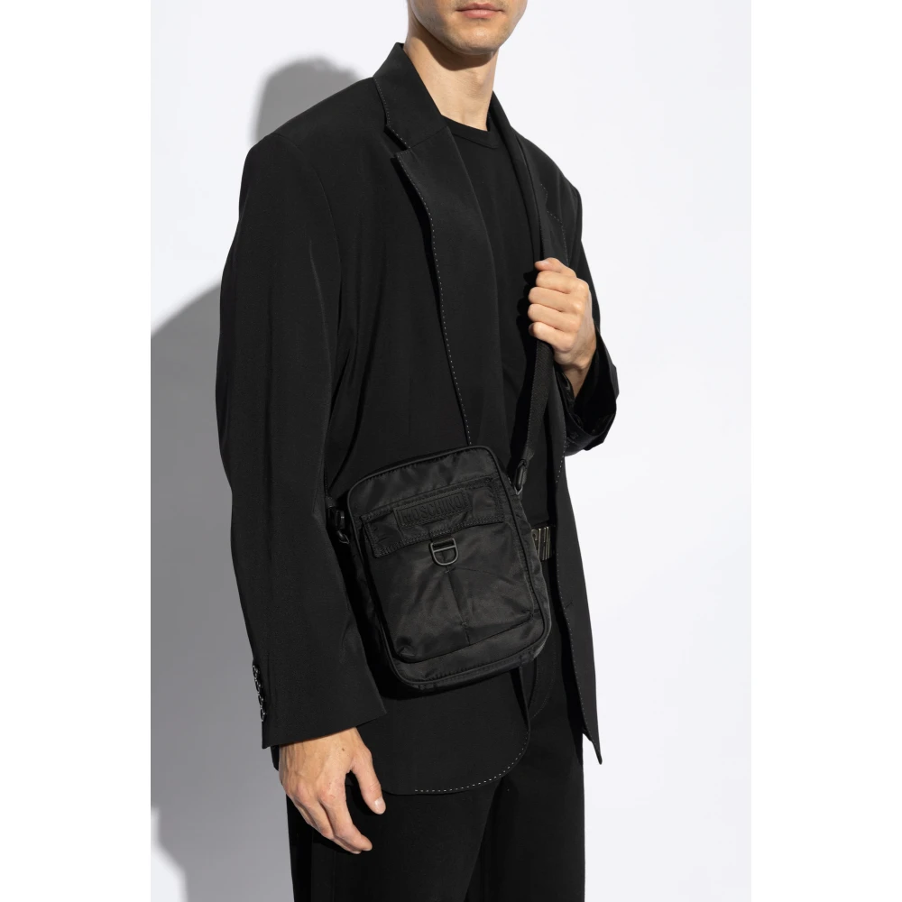 Moschino Schoudertas Black Heren