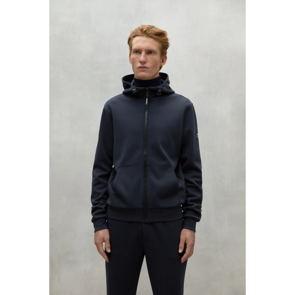 Ecoalf Donkerblauwe Sweater Blue Heren