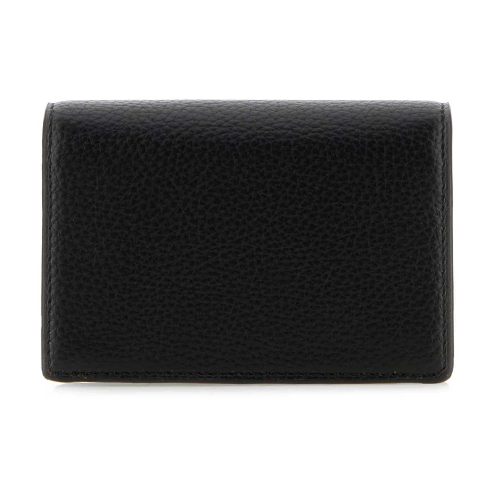 Vivienne Westwood Stijlvolle Zwarte Synthetisch Leren Kaarthouder Black Dames