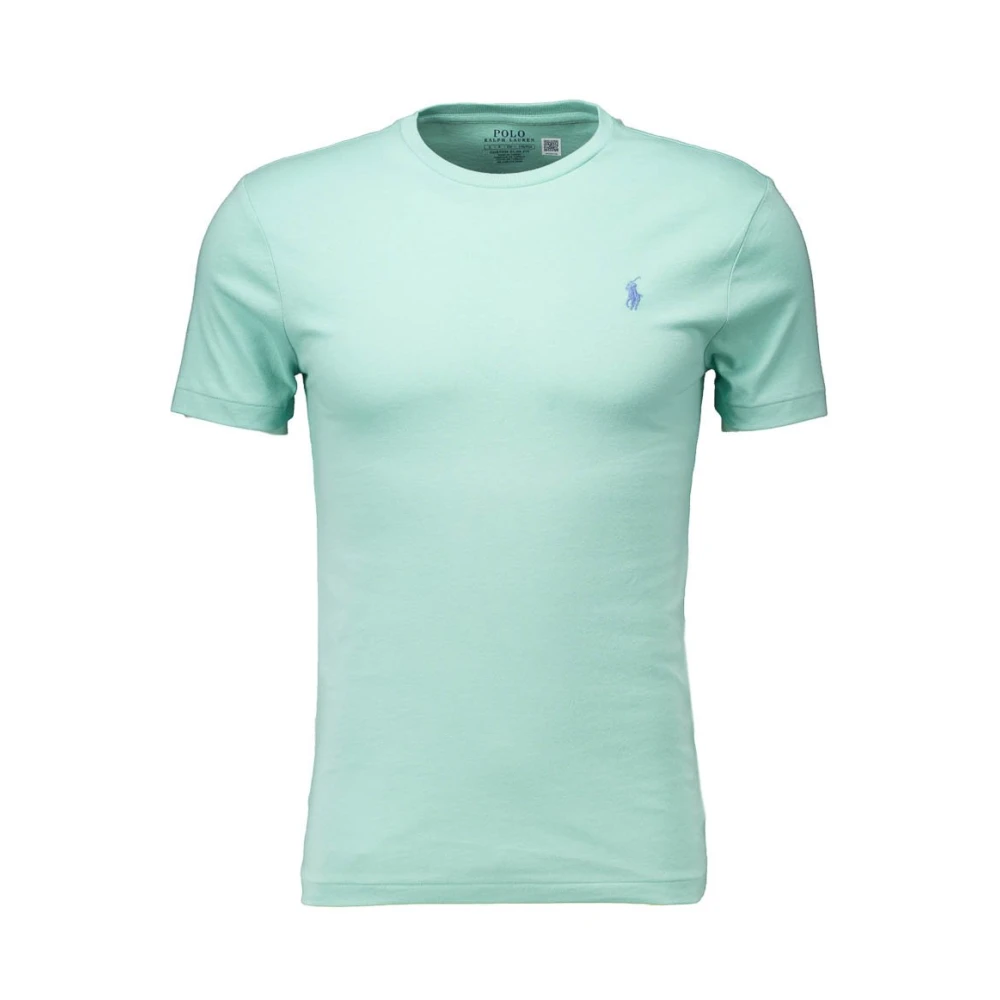 Ralph Lauren Stijlvol Mint T-Shirt met Logo Green Heren