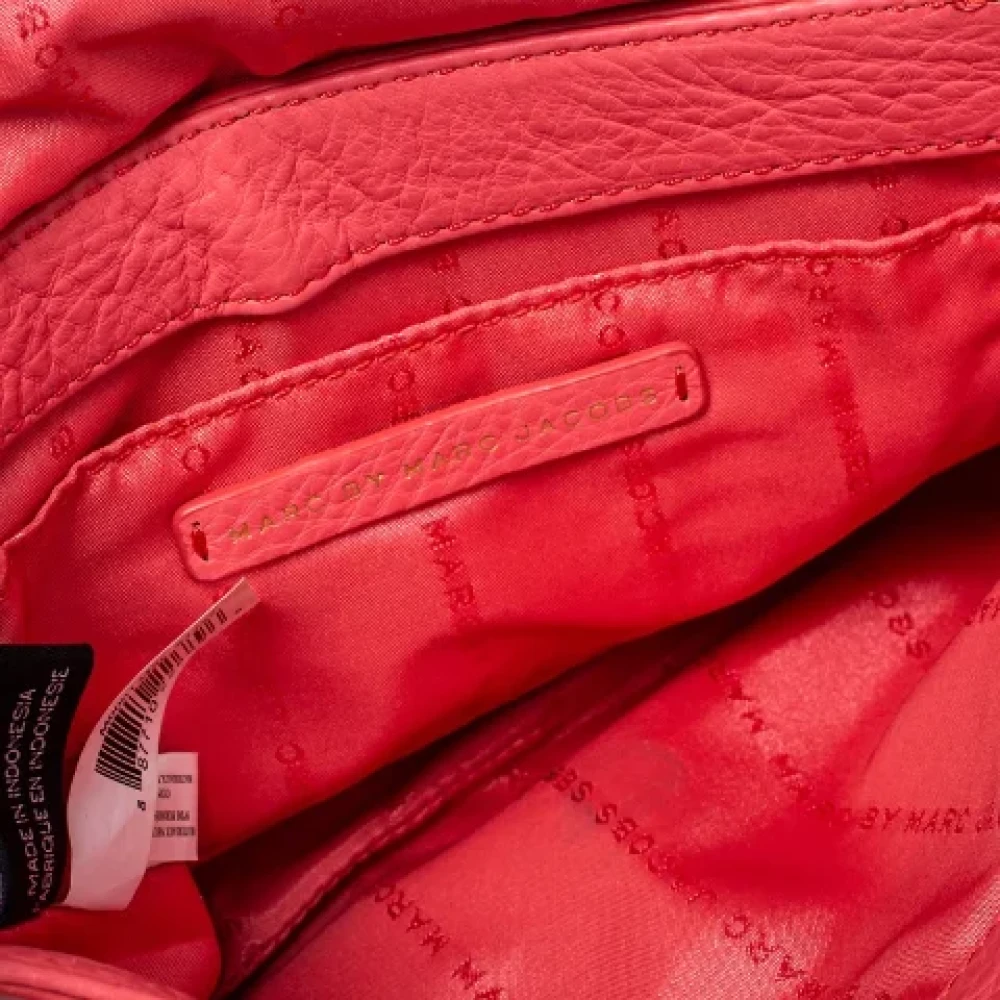 Marc Jacobs Pre-owned Leather shoulder-bags Orange Dames