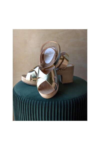 Hoge hiel sandalen