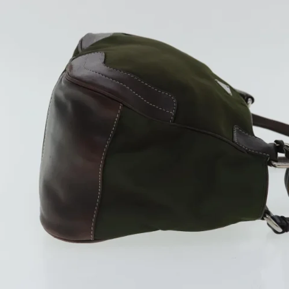 Prada Vintage Pre-owned Nylon prada-bags Brown Dames