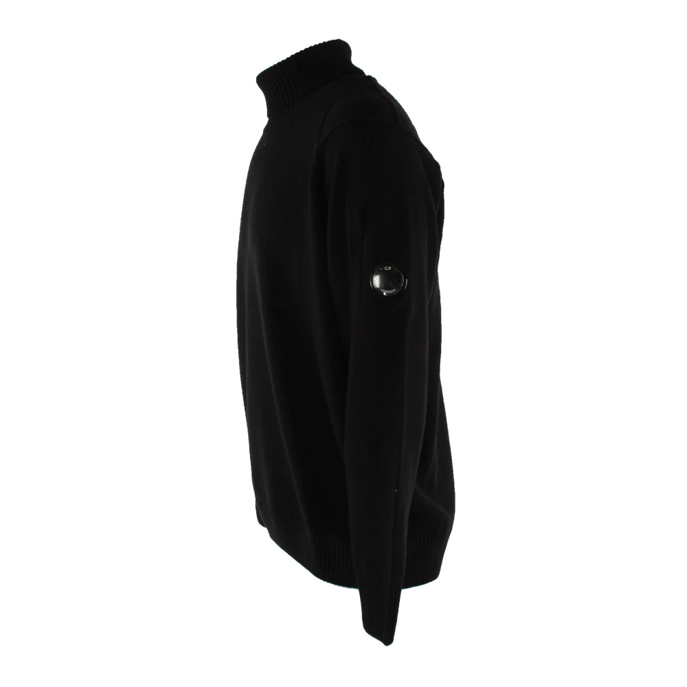 C.P. Company Zwarte Heren Trui 80% Wol Black Heren