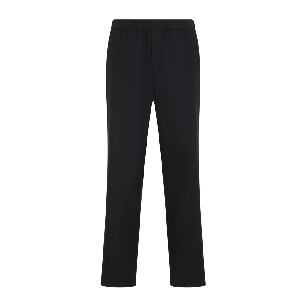 Giorgio Armani Blauwe Wollen Broek Elegante Stijl Blue Heren