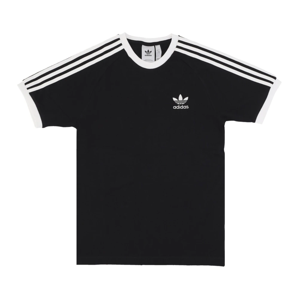 Adidas 3-Stripes Tee Streetwear Collectie Black Heren