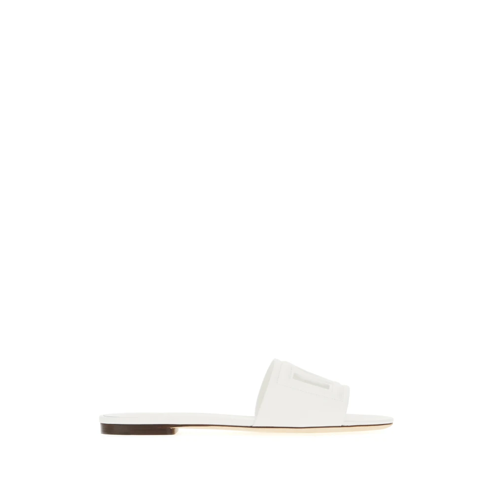 Dolce & Gabbana Mujer Blanco Zapatos, Talla: 38 1/2 Eu