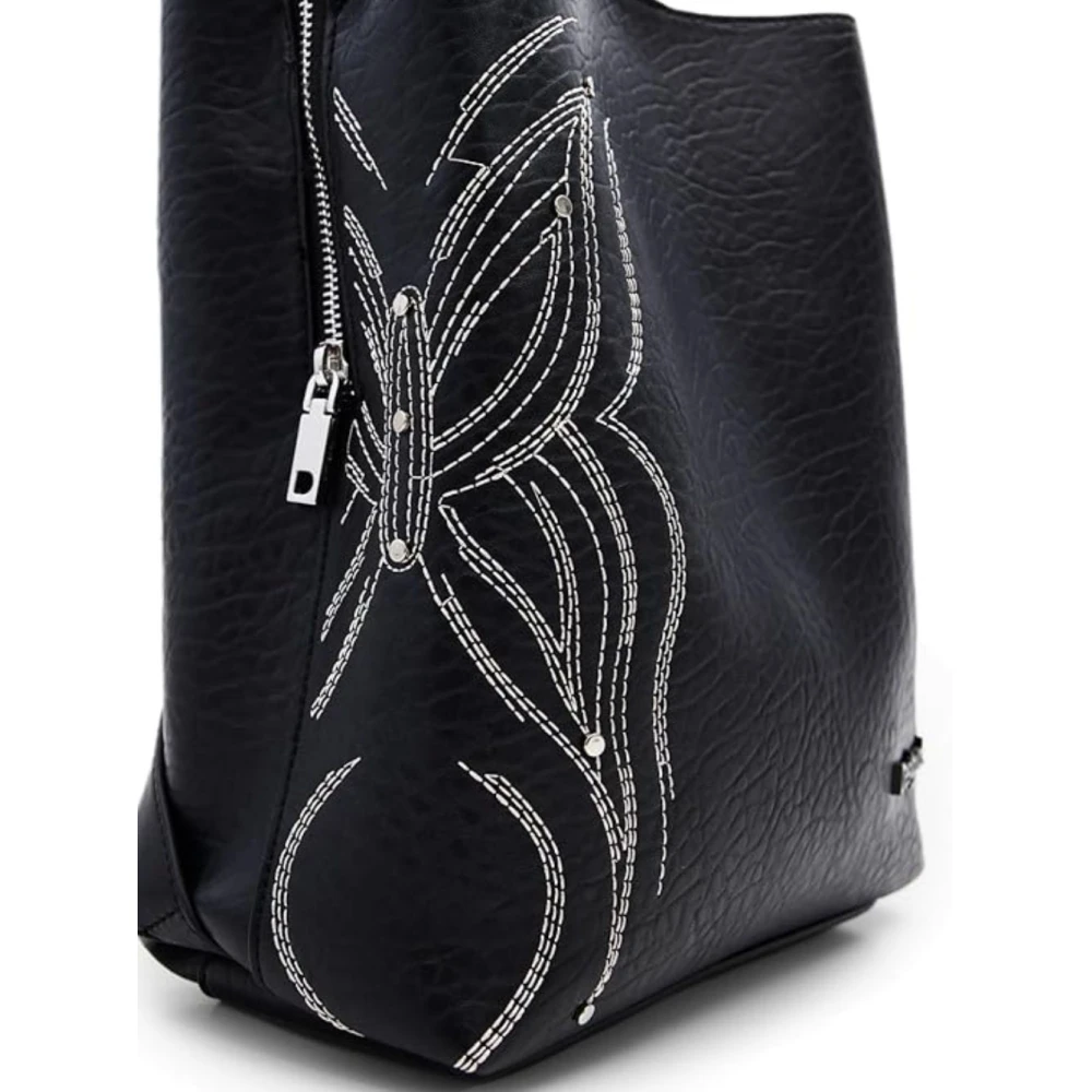Desigual Stijlvolle Rugzak Black Dames
