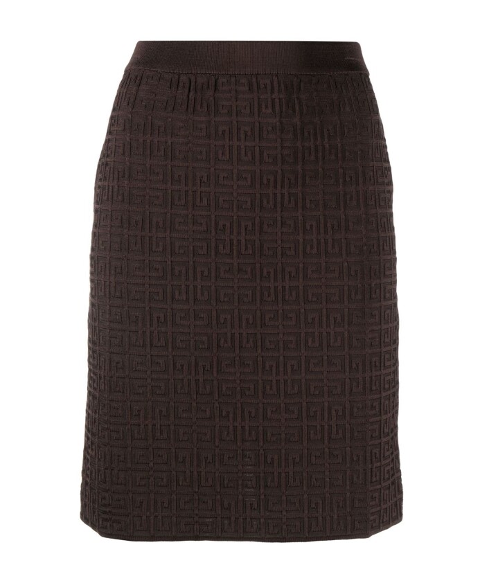 4g-motif-knitted-skirt