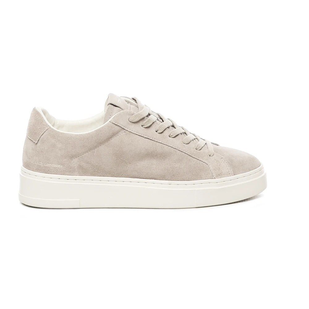 Crime London Mocka Sneakers Sandfärgad Lättviktsula Beige, Herr