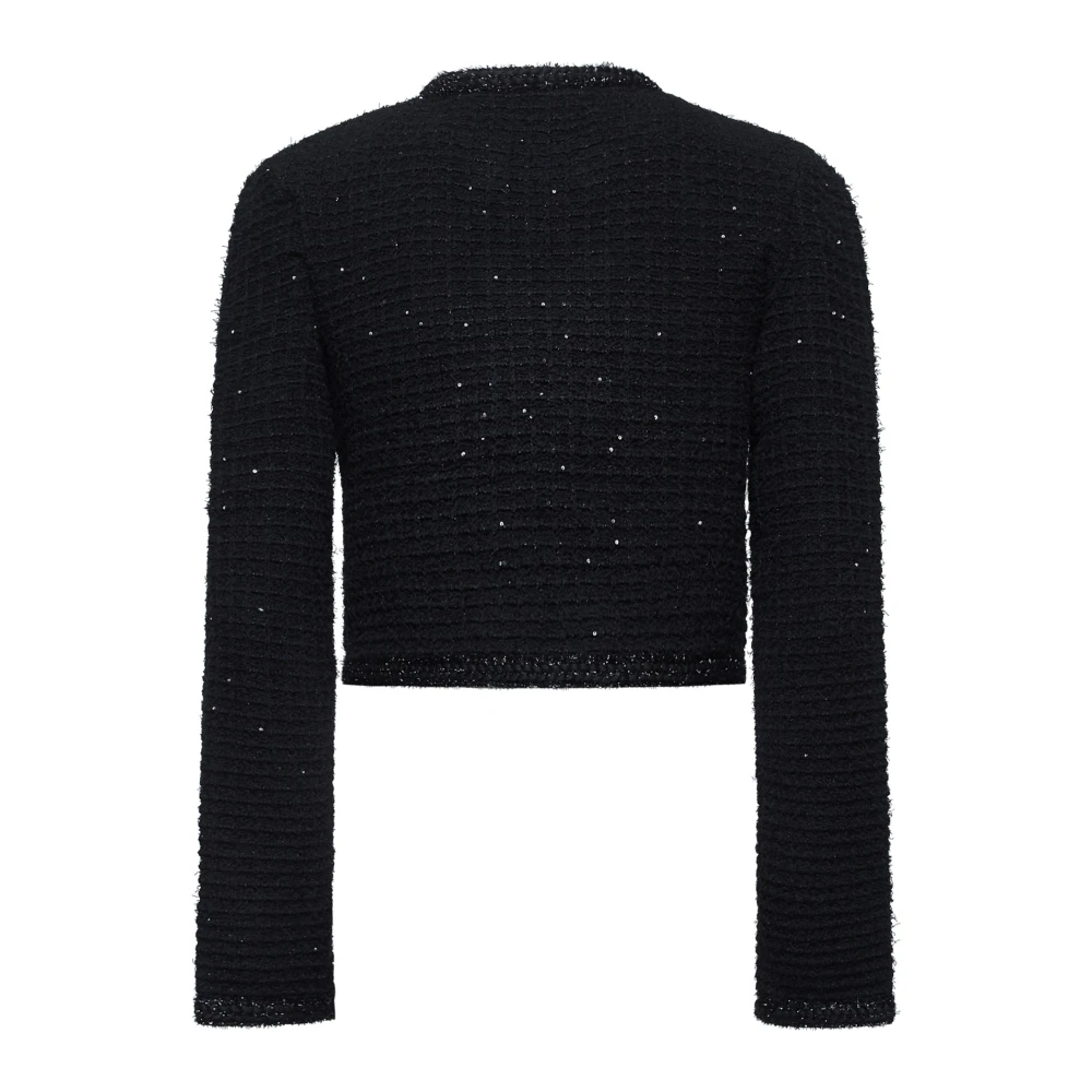 Self Portrait Zwarte jas met stijl Black Dames