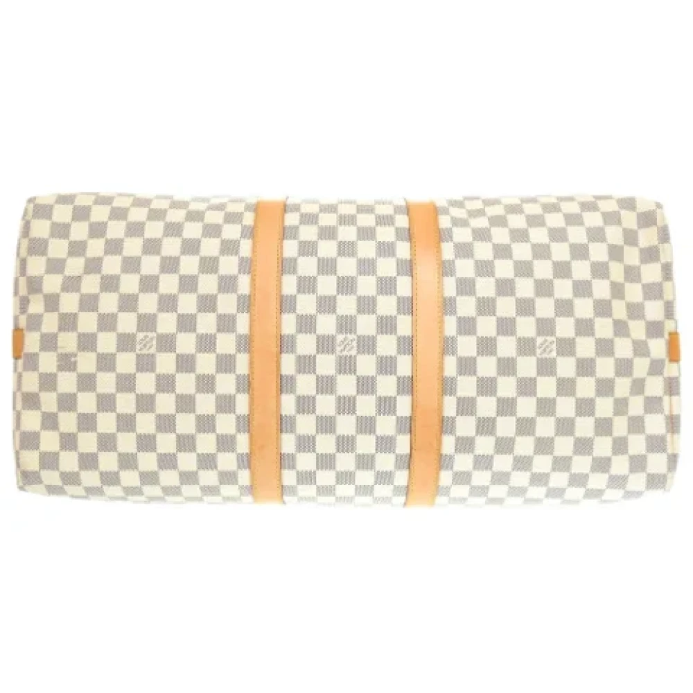 Louis Vuitton Vintage Pre-owned Fabric handbags White Unisex