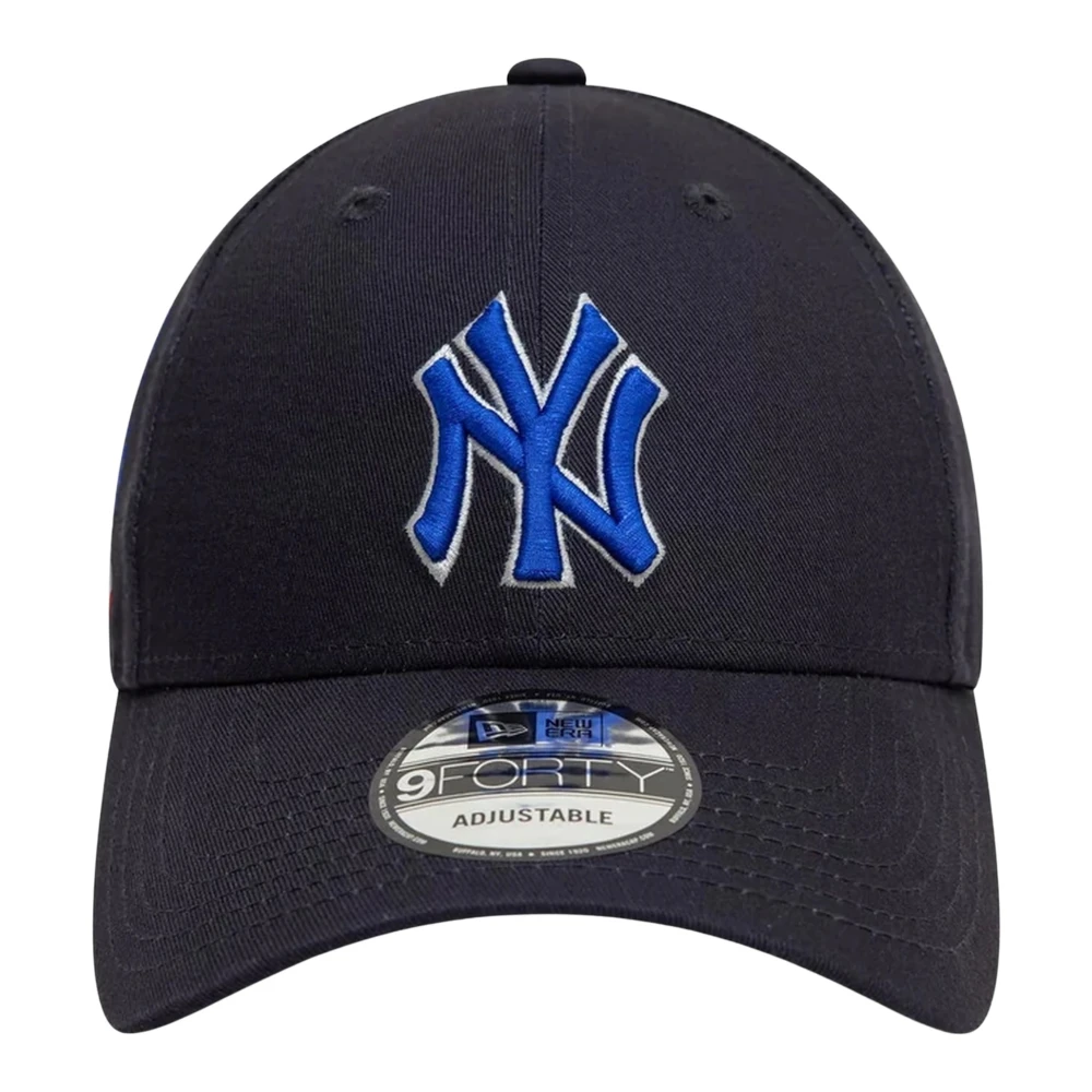 new era Yankees Side Patch Pet Black Heren