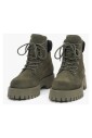 bottines-a-lacets-vert-fonce