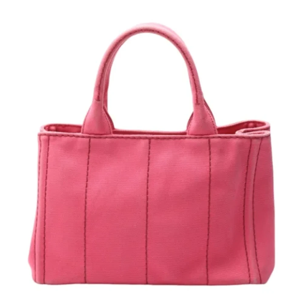Prada Vintage Pre-owned Fabric prada-bags Pink Dames