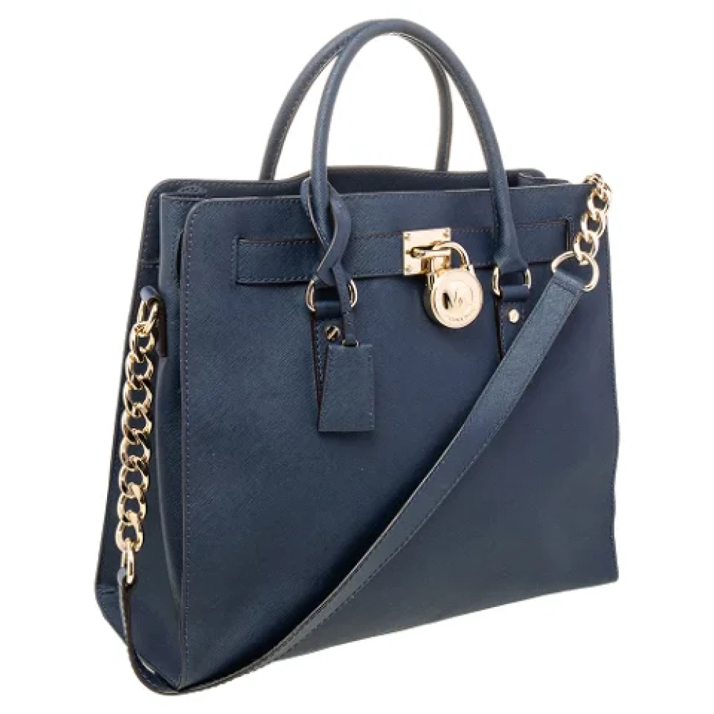 Michael Kors Pre-owned Leather totes Blue Dames