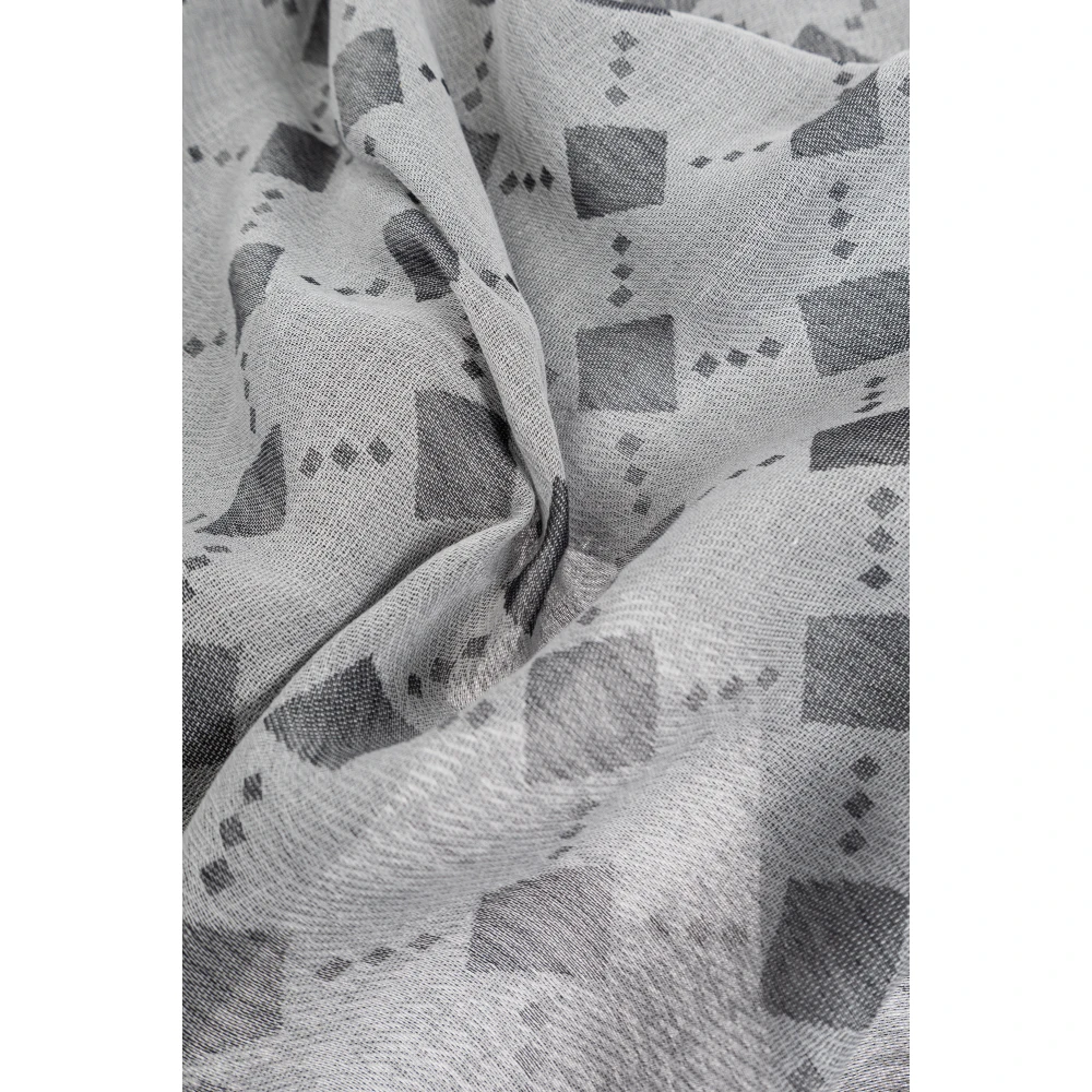 Emporio Armani Sjaal met monogram Gray Heren