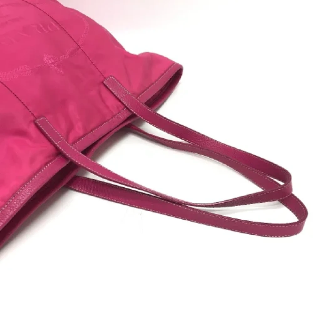 Prada Vintage Pre-owned Leather shoulder-bags Pink Dames