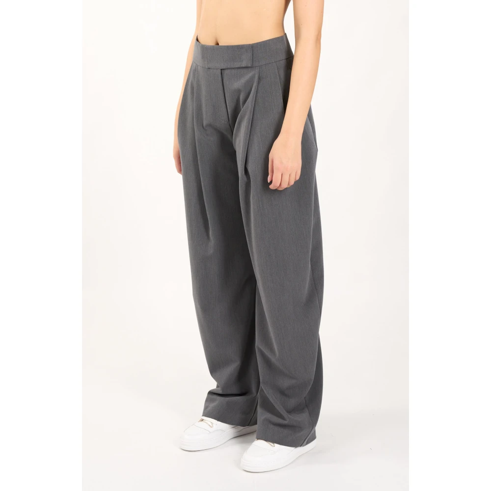 pinko Wijde broek model Patre Gray Dames