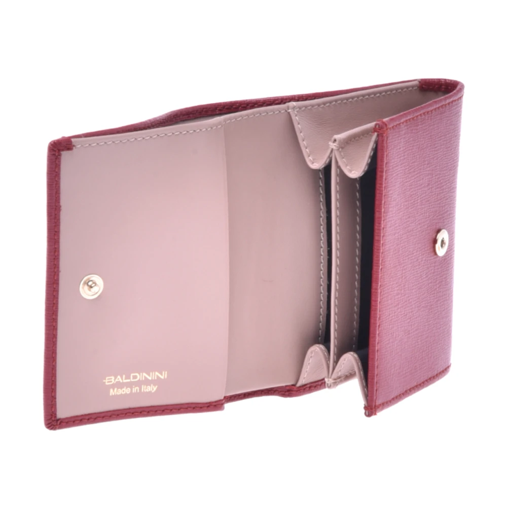 Baldinini Portemonnee in Rood Saffiano Pink Dames