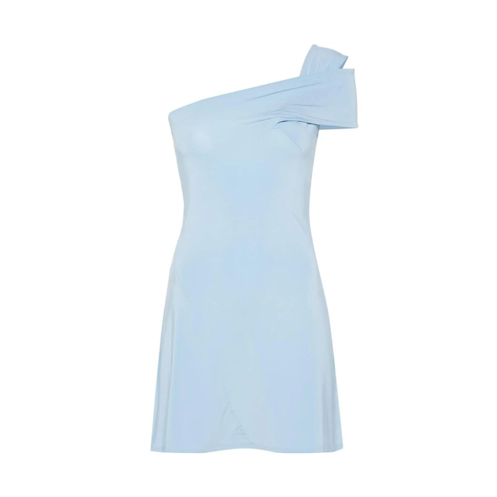 Paloma Wool Asymmetrische one-shoulder mini-jurk lichtblauw Blue Dames
