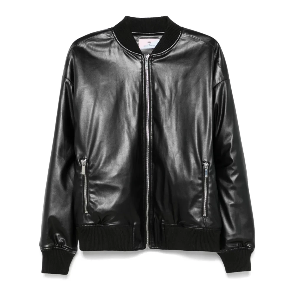 Chiara Ferragni Collection Damen Schwarz Jacken, K, 3XSgröße: