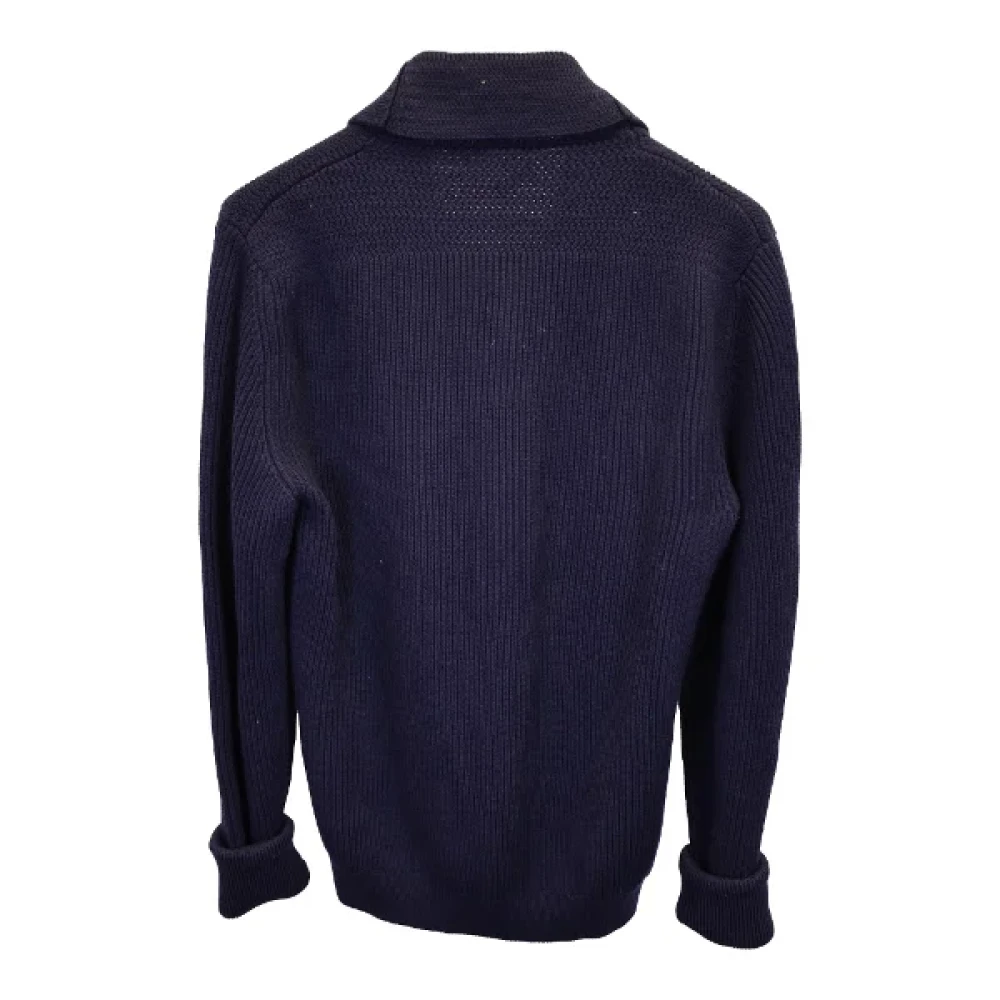 Tom Ford Pre-owned Wool tops Blue Heren
