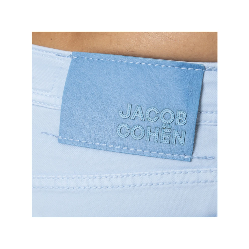 Jacob Cohën Lichtblauwe katoenen canvas jeans Blue Heren