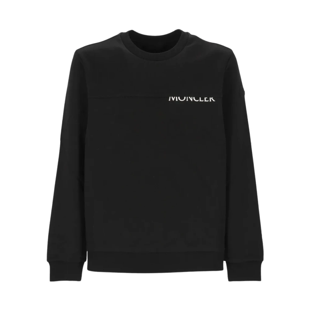 Moncler   Logo Cotton Sweatshirt for Men in Black, Size: M - Image 3