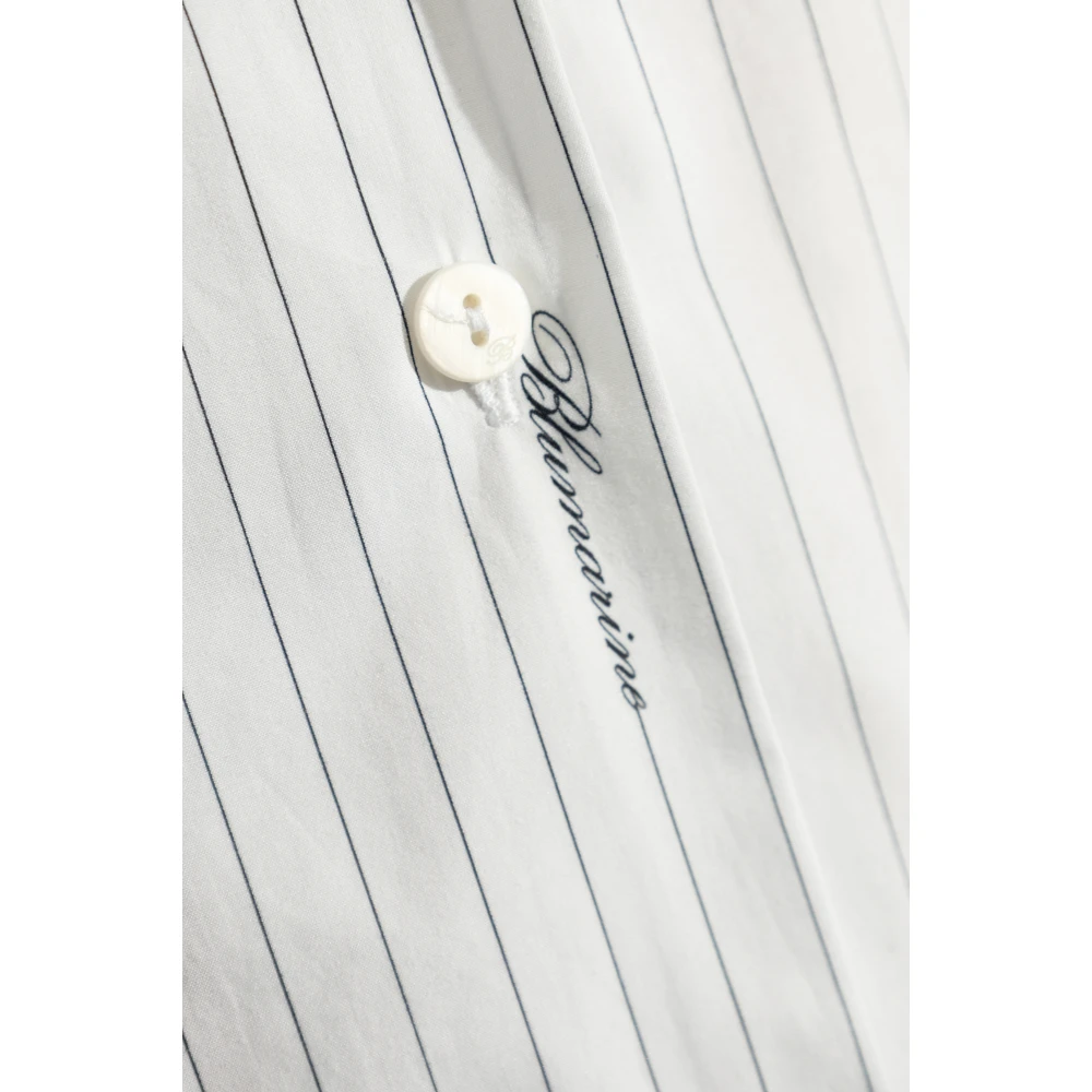 Blumarine Shirt met logo White Dames