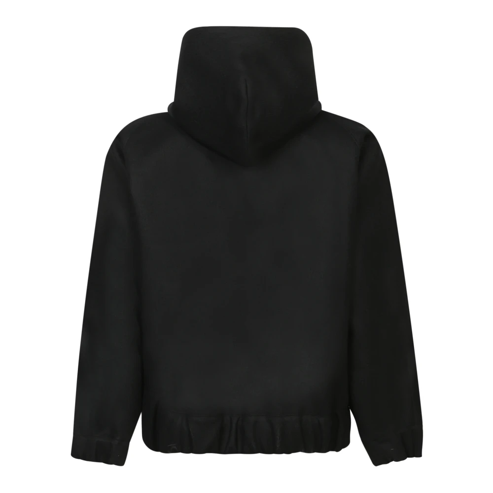 Sacai Zwarte Sweatshirt Aw24 Herenmode Black Heren